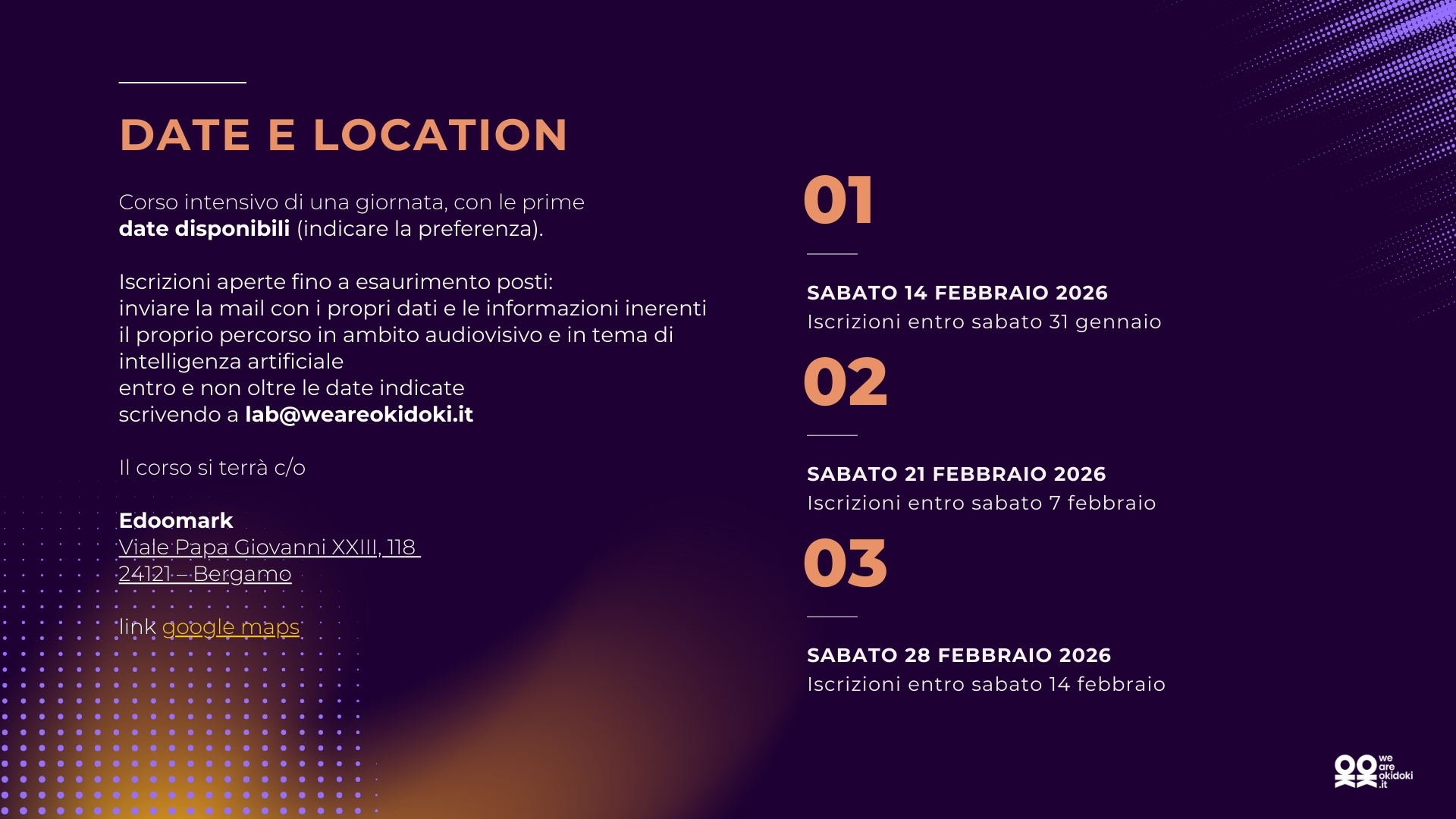 METODO AI – masterclass su ai generativa di Oki Doki Film