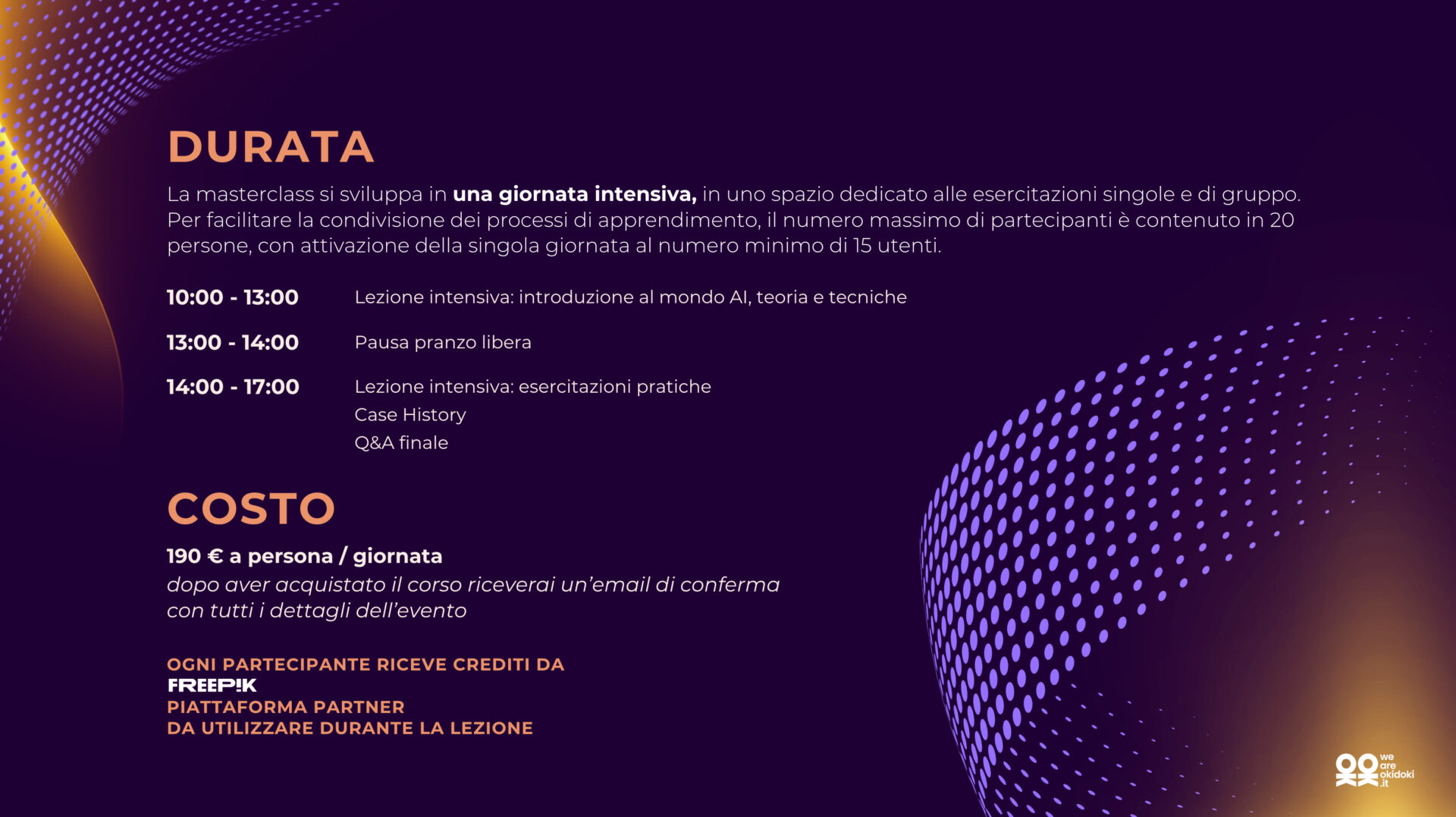 METODO AI - masterclass su ai generativa di Oki Doki Film